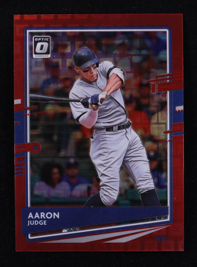 Aaron Judge 2020 Donruss Optic Pandora Red #130 #59/79 at PristineAuction.com Aaron Judge 2020 Donruss Optic Pandora Red #130 #59/79 at PristineAuction.com