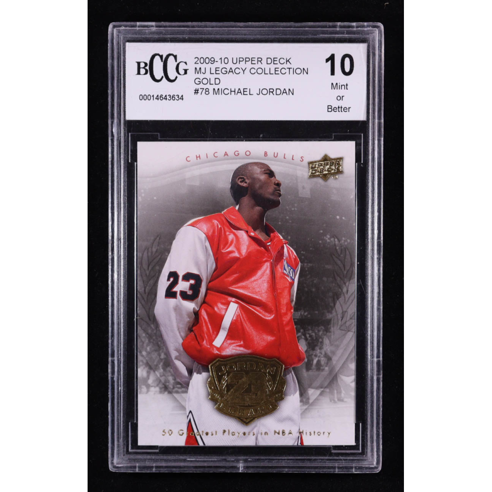 Michael Jordan 2009-10 Upper Deck MJ Legacy Collection Gold #78 (BCCG 10) at PristineAuction.com