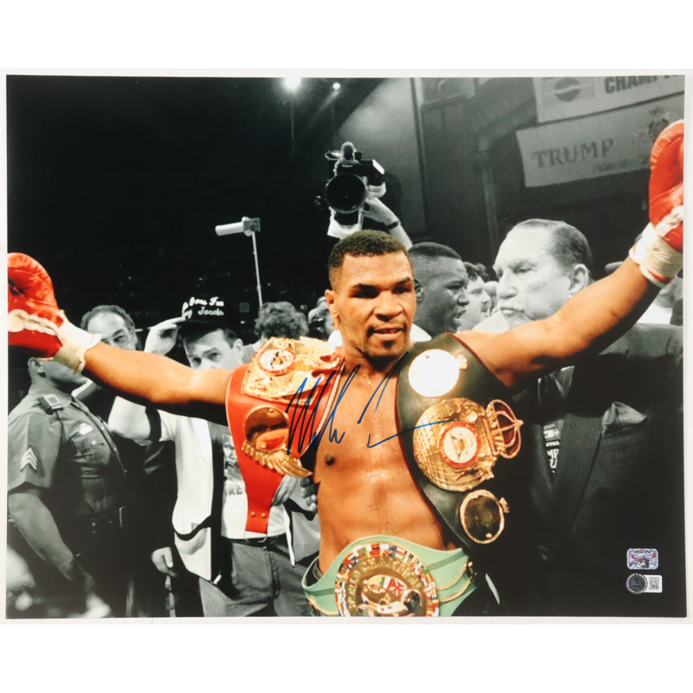 Mike Tyson Signed 16x20 Photo (Tyson) at PristineAuction.com