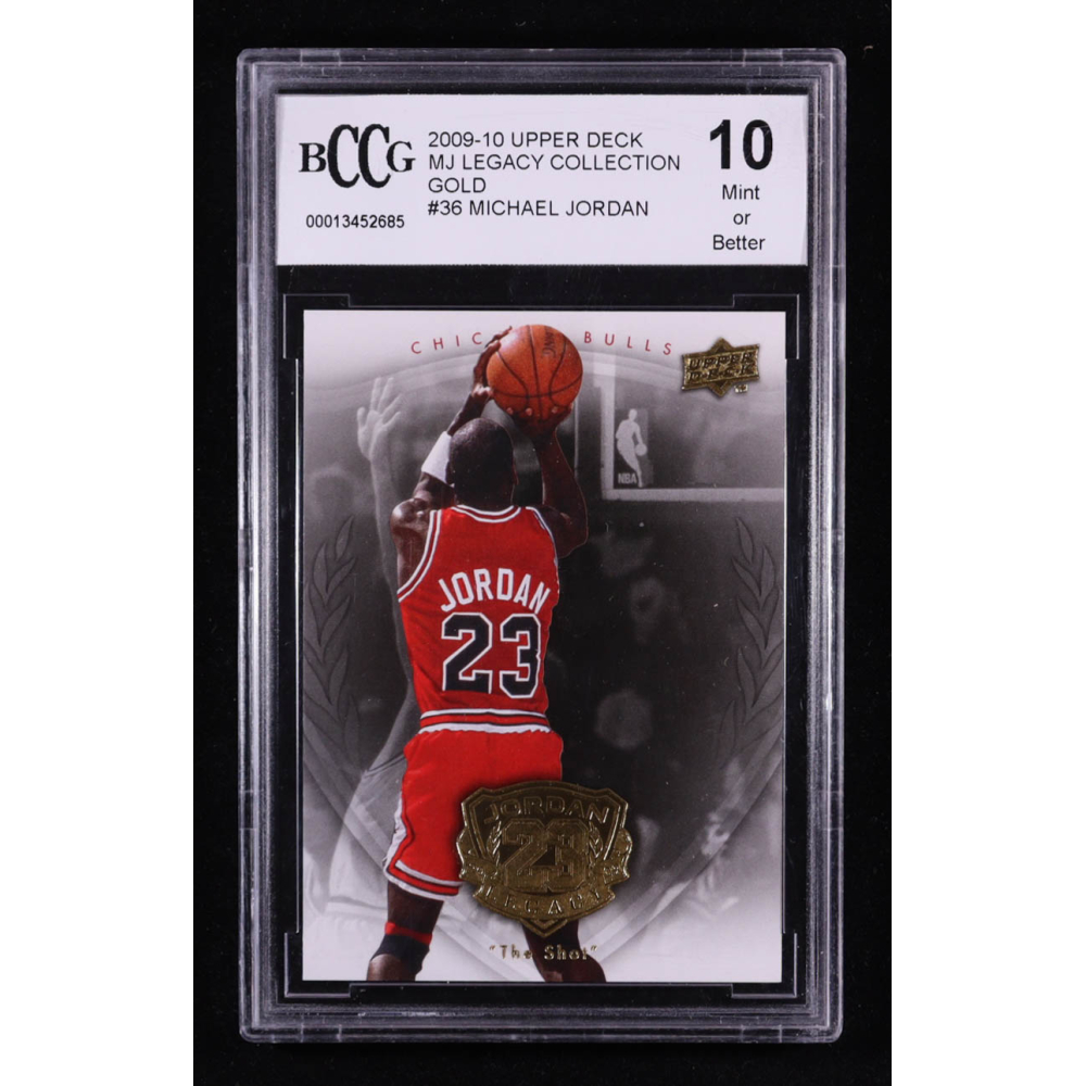Michael Jordan 2009-10 Upper Deck MJ Legacy Collection Gold #36 (BCCG 10) at PristineAuction.com