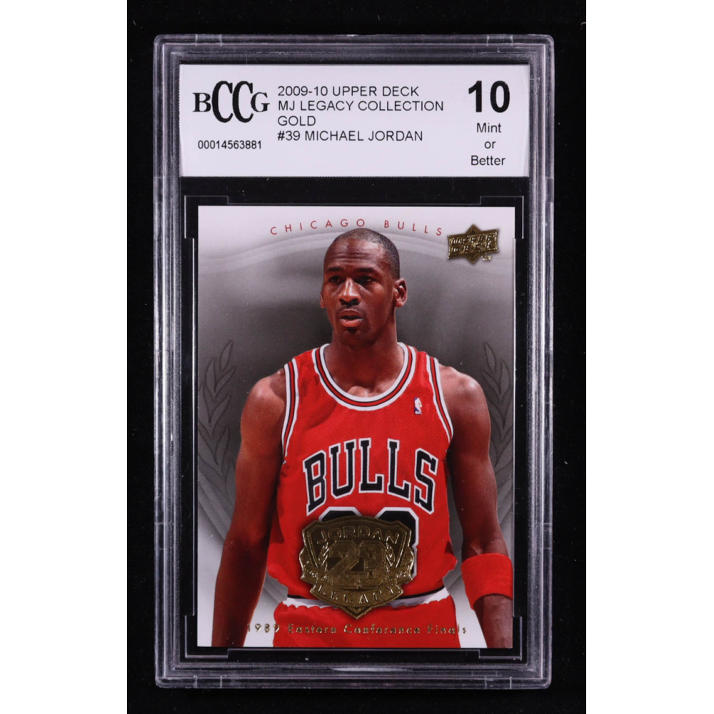 Michael Jordan 2009-10 Upper Deck MJ Legacy Collection Gold #39 (BCCG 10) at PristineAuction.com