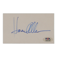 Karen Allen Signed Cut (PSA) at PristineAuction.com