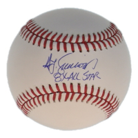 Ted Simmons Signed OML Baseball Inscribed "8x All Star" (MLB) at PristineAuction.com