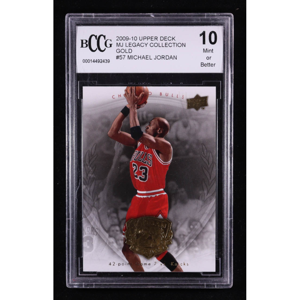 Michael Jordan 2009-10 Upper Deck MJ Legacy Collection Gold #57 (BCCG 10) at PristineAuction.com