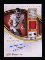 Bijan Robinson 2025 Immaculate Collection Immaculate Players Collection Autographs #46 #18/99 at PristineAuction.com