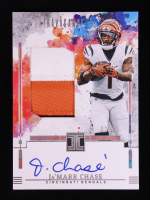 Ja'Marr Chase 2025 Panini Impeccable Extravagance Patch Autographs Silver #14 #02/25 at PristineAuction.com