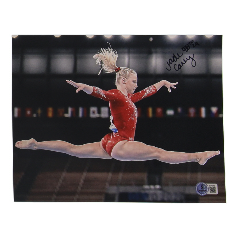 Jade Carey Signed Team USA 8x10 Photo Inscribed "2024" (Beckett) at PristineAuction.com Jade Carey Signed Team USA 8x10 Photo Inscribed "2024" (Beckett) at PristineAuction.com