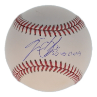 Tyler Glasnow Signed OML Baseball Inscribed "25 WS Champs" (MLB) at PristineAuction.com