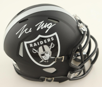 Trevon Moehrig Signed Raiders Eclipse Alternate Speed Mini Helmet (JSA) at PristineAuction.com