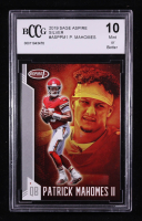 Patrick Mahomes II 2019 Sage Aspire Silver #ASP-PM-1 (BCCG 10) at PristineAuction.com