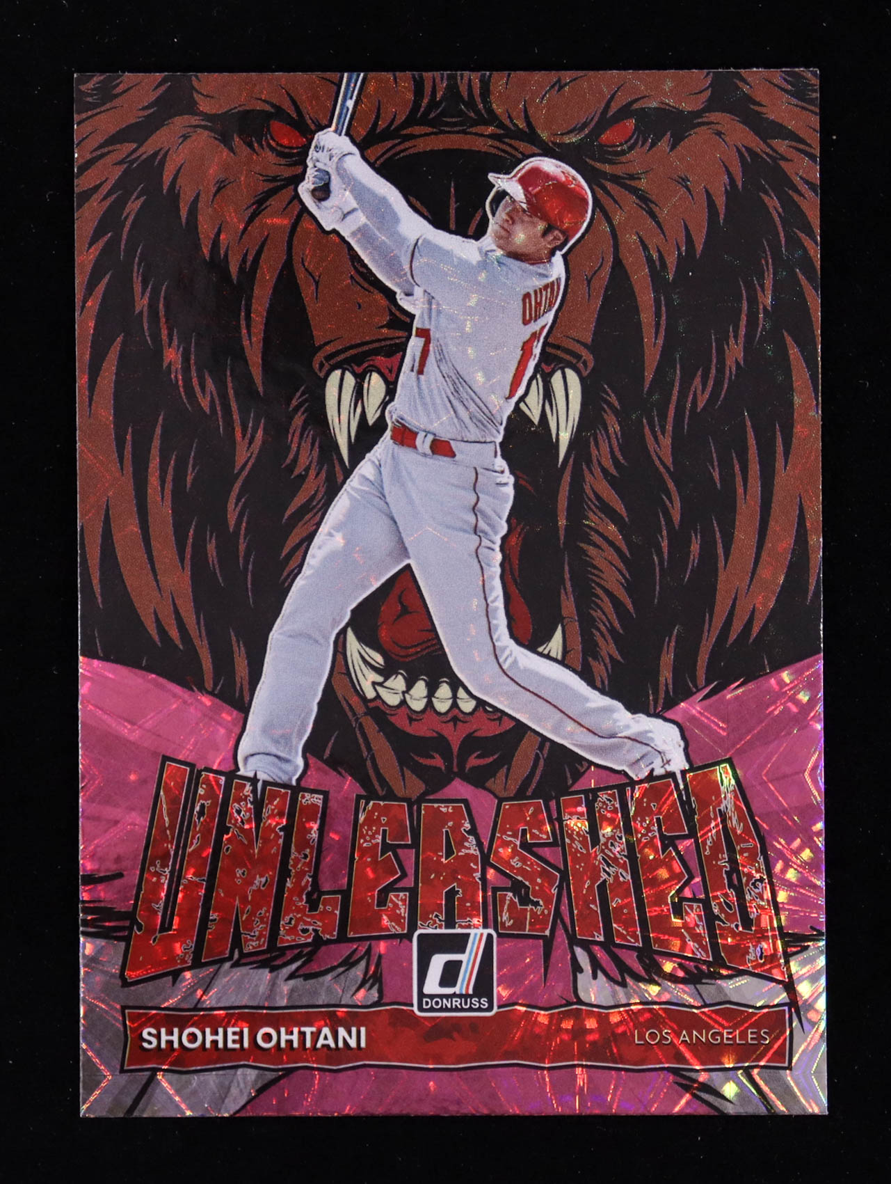 Shohei Ohtani 2022 Donruss Unleashed Pink Fireworks #6 at PristineAuction.com Shohei Ohtani 2022 Donruss Unleashed Pink Fireworks #6 at PristineAuction.com
