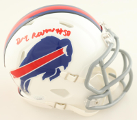 Gregory Rousseau Signed Bills Speed Mini Helmet (JSA) at PristineAuction.com