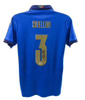 Giorgio Chiellini Signed Italy National Team Puma Authentic Jersey (Beckett) at PristineAuction.com