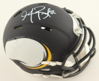 Garrett Bradbury Signed Vikings AMP Alternate Speed Mini Helmet (JSA) at PristineAuction.com