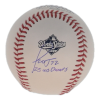 Miguel Rojas Signed OML 2025 World Series Logo Baseball Inscribed "25 WS Champs" (MLB) at PristineAuction.com