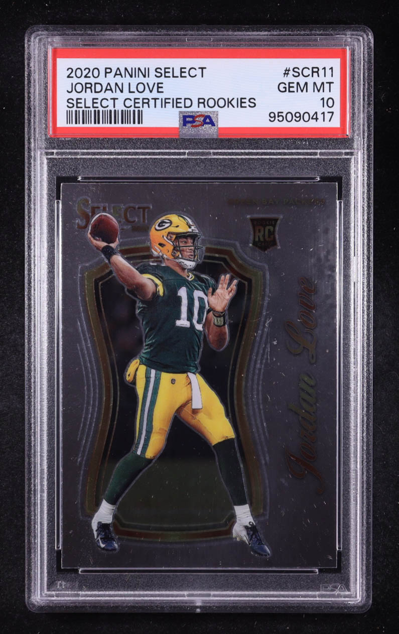 Jordan Love 2020 Select Select Certified Rookies #11 RC (PSA 10) at PristineAuction.com Jordan Love 2020 Select Select Certified Rookies #11 RC (PSA 10) at PristineAuction.com