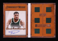 Giannis Antetokounmpo 2025 Leaf History Book Sports Edition Chapter 2 Spinning Yarns Bronze Foil #SYGA1 #02/25 at PristineAuction.com
