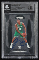 Jayson Tatum Signed 2017-18 Panini Prizm #16 RC (BGS) at PristineAuction.com