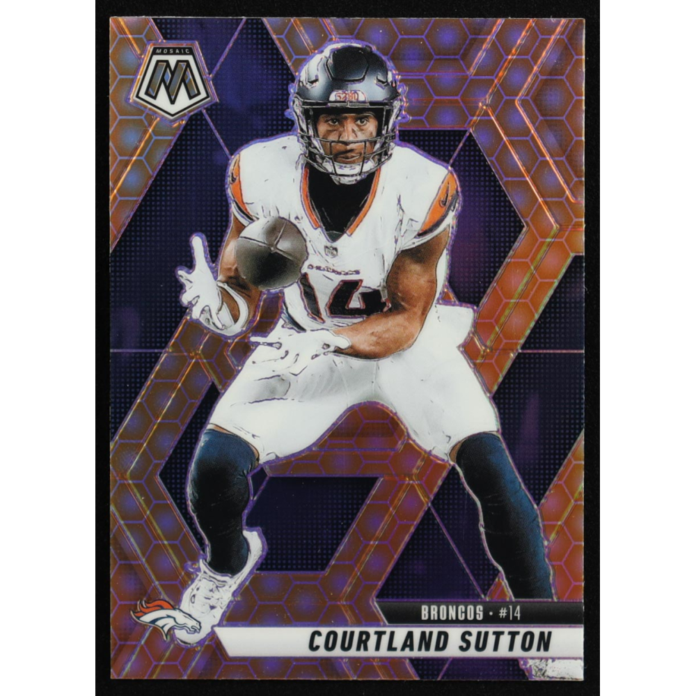 Courtland Sutton 2025 Panini Mosaic Honeycomb #64 at PristineAuction.com