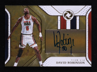 David Robinson 2018-19 Panini Opulence Gold Medal Autographs Gold #6 #16/25 at PristineAuction.com