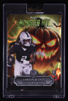 Ashton Jeanty 2025 Wild Card Monster Hit Monster Hunt Pumpkin Gold Lava #MHPPAJ RC #1/1 at PristineAuction.com