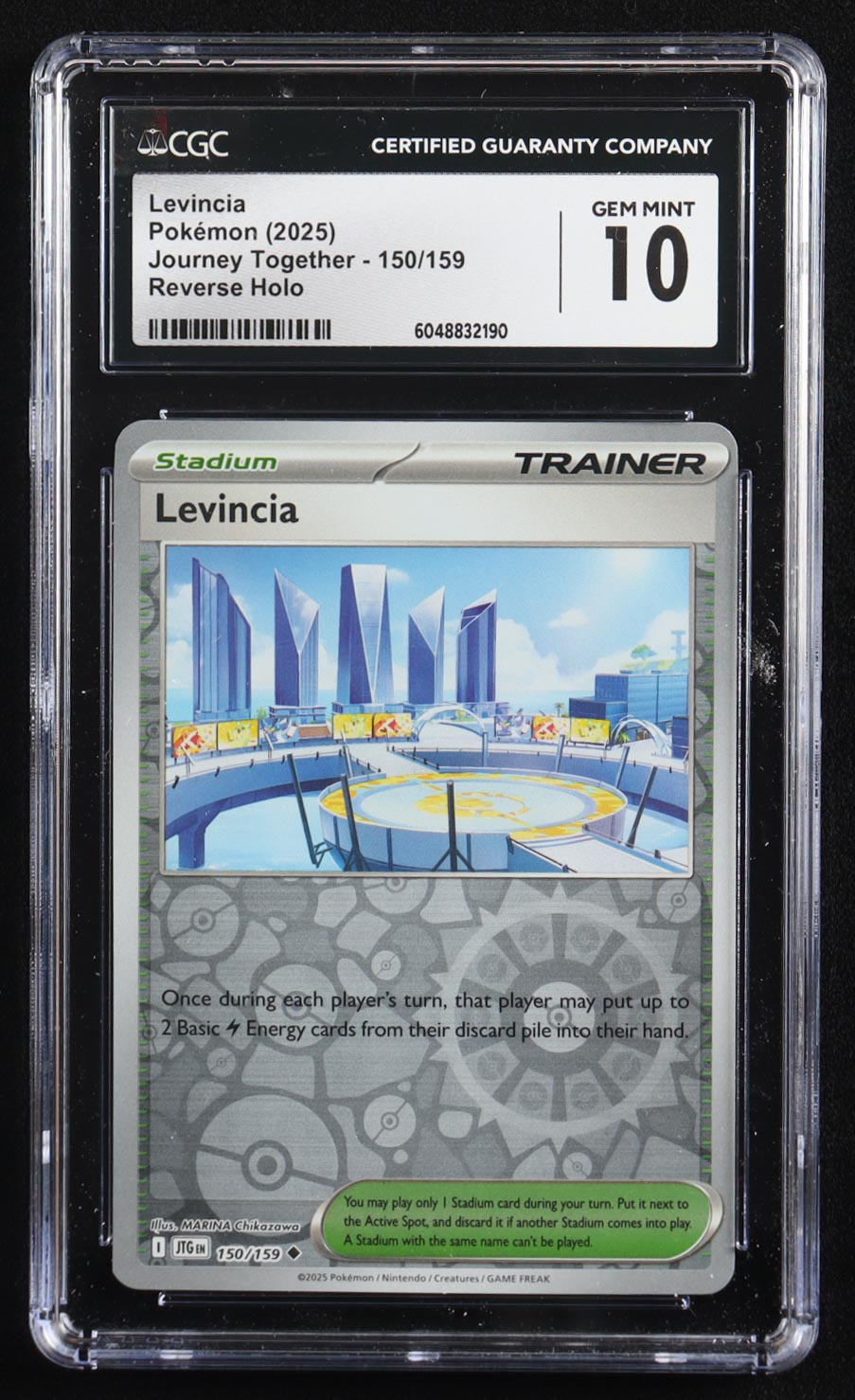 Levincia 2025 Pokemon Journey Together #150 (CGC 10) at PristineAuction.com Levincia 2025 Pokemon Journey Together #150 (CGC 10) at PristineAuction.com