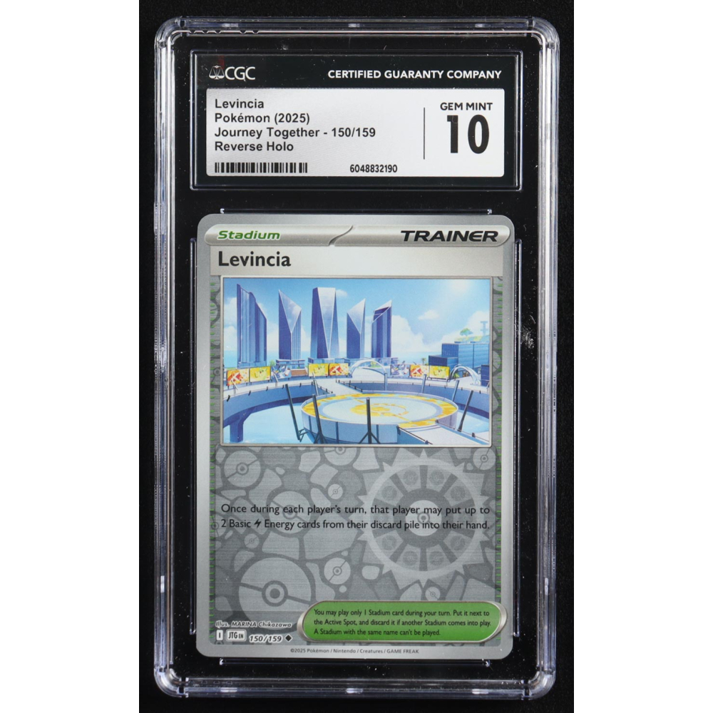 Levincia 2025 Pokemon Journey Together #150 (CGC 10) at PristineAuction.com