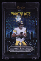 Aaron Rodgers 2025 Wild Card Haunted Hits Monster Hunt Cemetery Mosaic Blue #HHCAR #1/1 at PristineAuction.com
