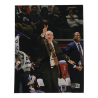 Jim Larra&ntilde;aga Signed Miami Hurricanes 8x10 Photo (Beckett) at PristineAuction.com