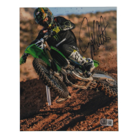 Jeremy McGrath Signed Motocross 8x10 Photo (Beckett) at PristineAuction.com