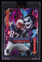 Rob Gronkowski 2025 Wild Card 5 Card Draw Stacked Deck Joker Lava Pink #SDJWRGNB09 #1/1 at PristineAuction.com