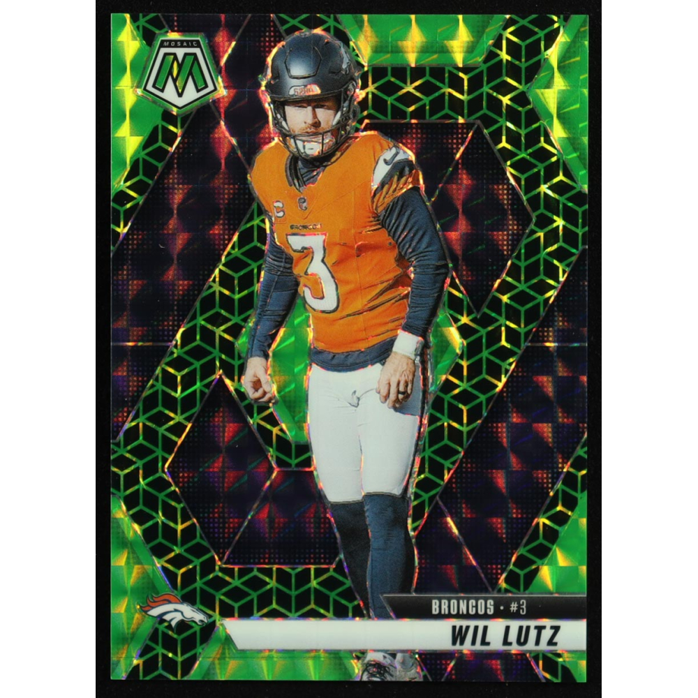 Wil Lutz 2025 Panini Mosaic Mosaic Green Spectris FOTL #151 #05/13 at PristineAuction.com
