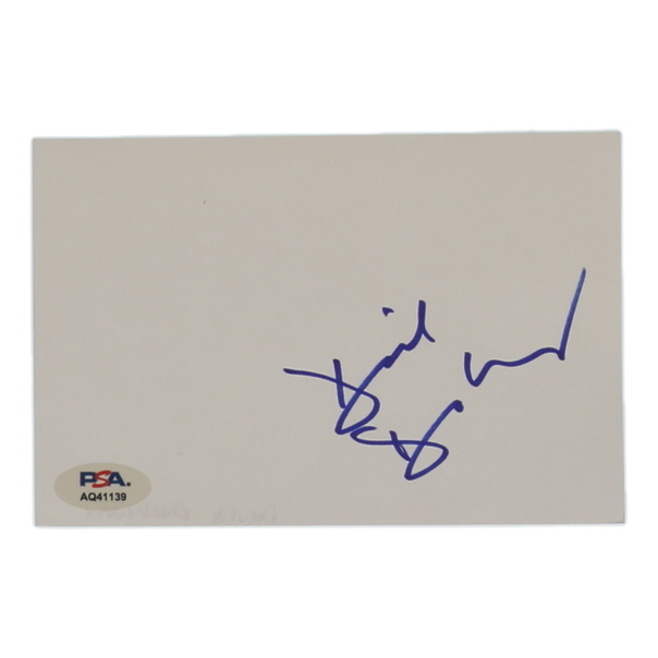 David Duchovny Signed Cut (PSA) at PristineAuction.com David Duchovny Signed Cut (PSA) at PristineAuction.com