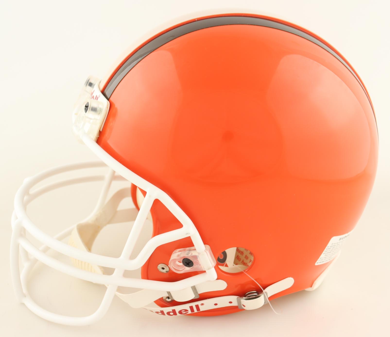 Jim Brown Signed Browns Full-Size Authentic On-Field Helmet (Steiner) at PristineAuction.com Jim Brown Signed Browns Full-Size Authentic On-Field Helmet (Steiner) at PristineAuction.com