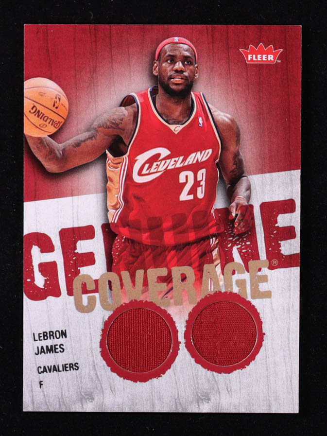 LeBron James 2008-09 Fleer Genuine Coverage #GCLJ at PristineAuction.com LeBron James 2008-09 Fleer Genuine Coverage #GCLJ at PristineAuction.com