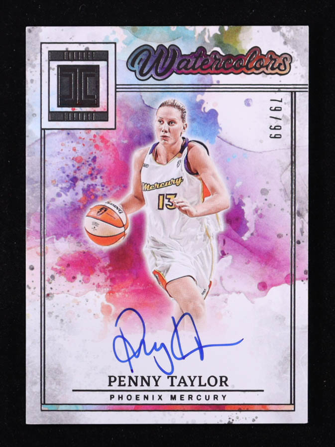 Penny Taylor 2025 Panini Impeccable WNBA Water Colors Autographs #1 #79/99 at PristineAuction.com Penny Taylor 2025 Panini Impeccable WNBA Water Colors Autographs #1 #79/99 at PristineAuction.com