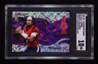 CJ Stroud 2023 Wild Card Alumination Retail Groovin Kaleidoscope Purple #AGCS #06/10 RC (SGC 10) at PristineAuction.com