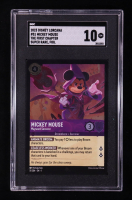 Mickey Mouse 2023 Disney Lorcana The First Chapter #51 Wayward Sorcerer (SGC 10) at PristineAuction.com