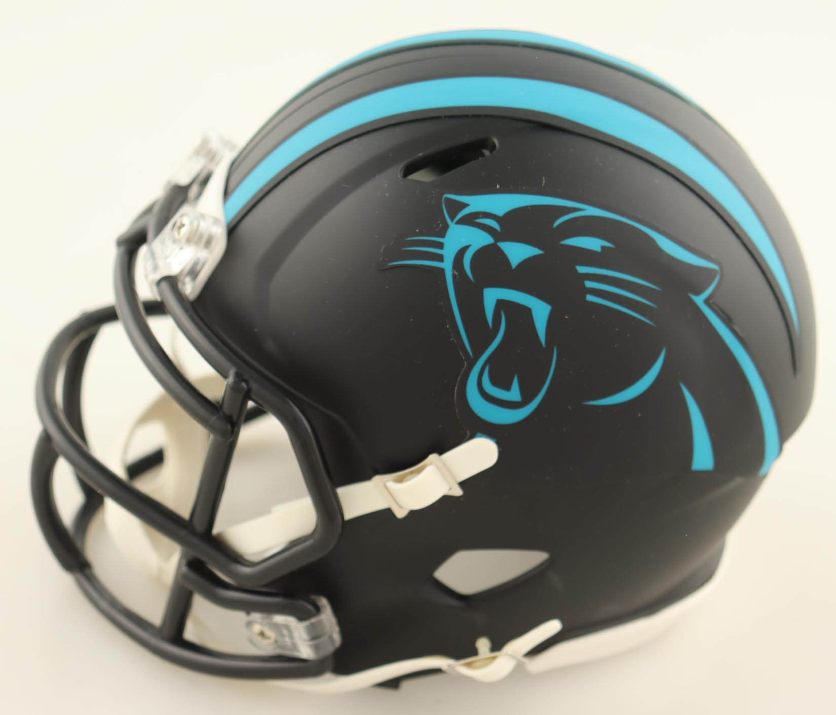 Brian Burns Signed Panthers Eclipse Alternate Speed Mini Helmet (JSA) at PristineAuction.com Brian Burns Signed Panthers Eclipse Alternate Speed Mini Helmet (JSA) at PristineAuction.com