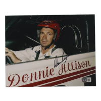 Donnie Allison Signed NASCAR 8x10 Photo (Beckett) at PristineAuction.com