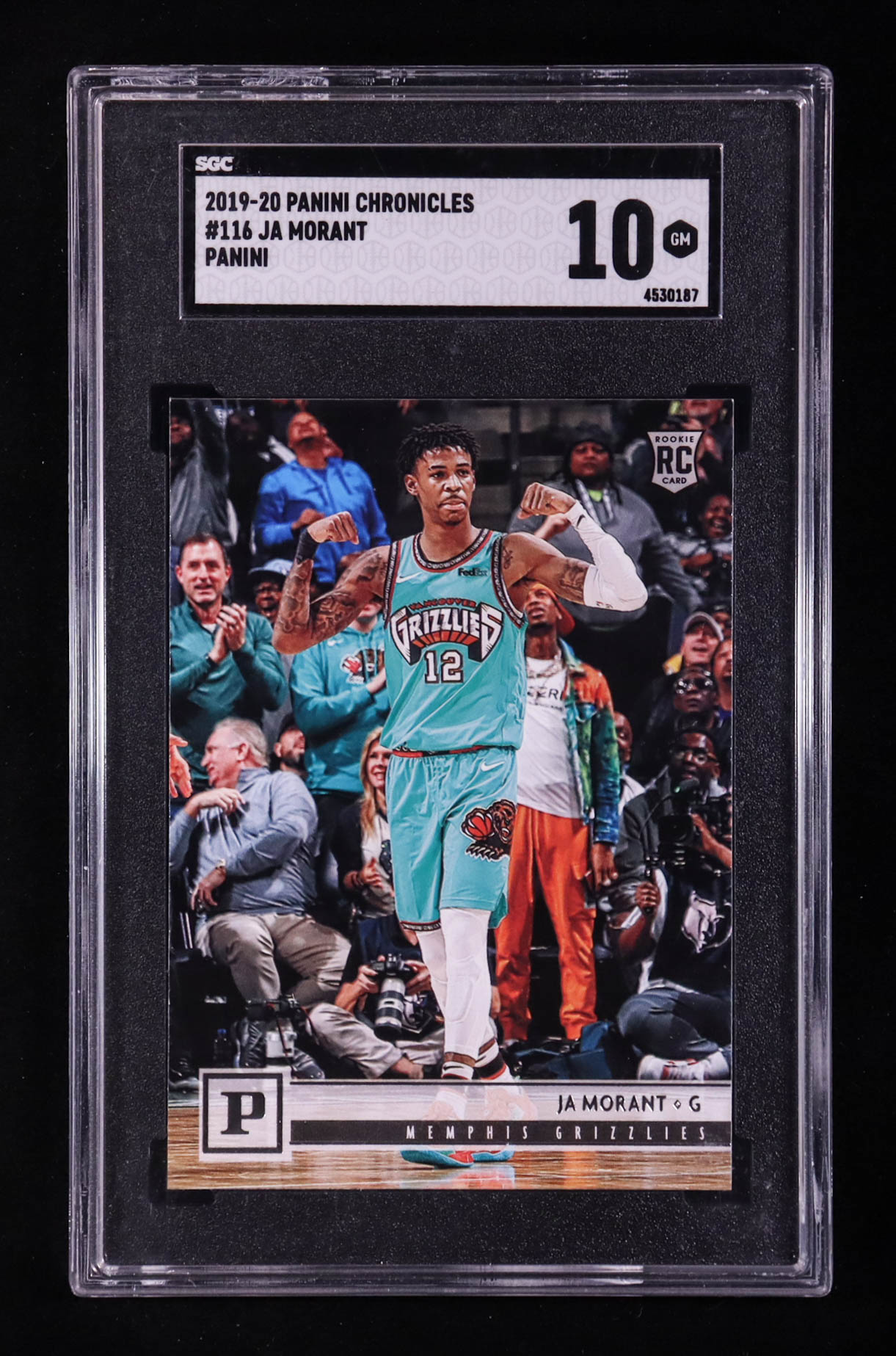 Ja Morant 2019-20 Panini Chronicles #116 Panini RC (SGC 10) at PristineAuction.com Ja Morant 2019-20 Panini Chronicles #116 Panini RC (SGC 10) at PristineAuction.com