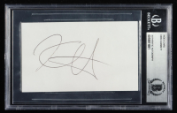 Kirk Hammett Signed 3x5 Index Card (Beckett) at PristineAuction.com