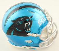 Brian Burns Signed Panthers Flash Alternate Speed Mini Helmet (JSA) at PristineAuction.com