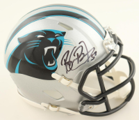 Brian Burns Signed Panthers Speed Mini Helmet (JSA) at PristineAuction.com