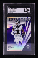 Todd Gurley II 2019 Panini Phoenix Adrenaline Rush Blue #8 #31/35 (SGC 10) at PristineAuction.com
