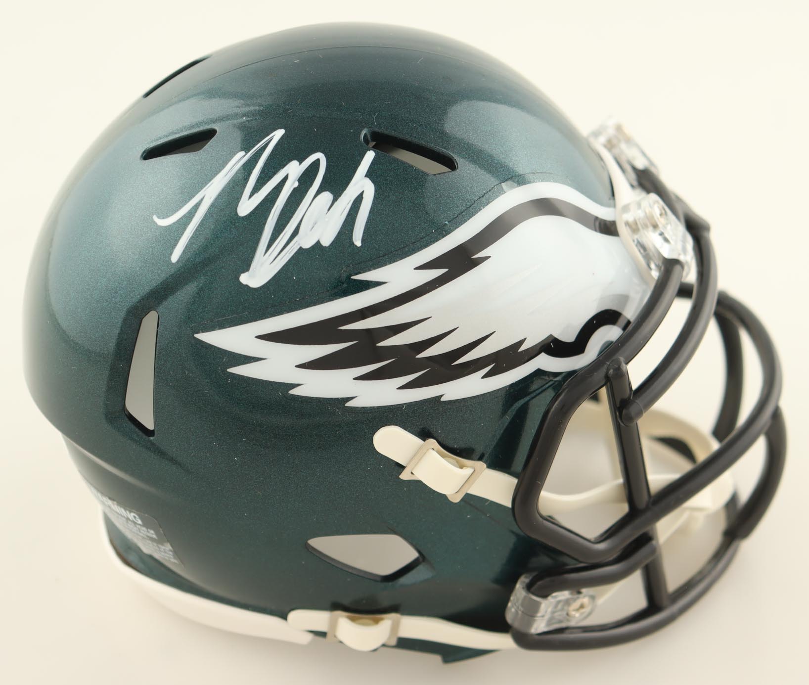 Nolan Smith Signed Eagles Speed Mini Helmet (JSA) at PristineAuction.com Nolan Smith Signed Eagles Speed Mini Helmet (JSA) at PristineAuction.com