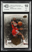 Michael Jordan 2009-10 Upper Deck MJ Legacy Collection Gold #18 (BCCG 10) at PristineAuction.com