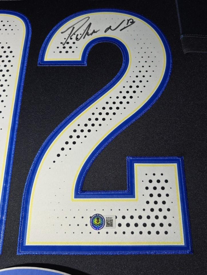 Puka Nacua Signed Rams Custom Framed Nike Jersey with LED Display & (2) PSA 10 Graded Rookie Cards (Beckett) at PristineAuction.com Puka Nacua Signed Rams Custom Framed Nike Jersey with LED Display & (2) PSA 10 Graded Rookie Cards (Beckett) at PristineAuction.com