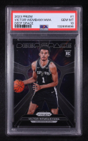 Victor Wembanyama 2023-24 Panini Prizm Deep Space #1 RC (PSA 10) at PristineAuction.com