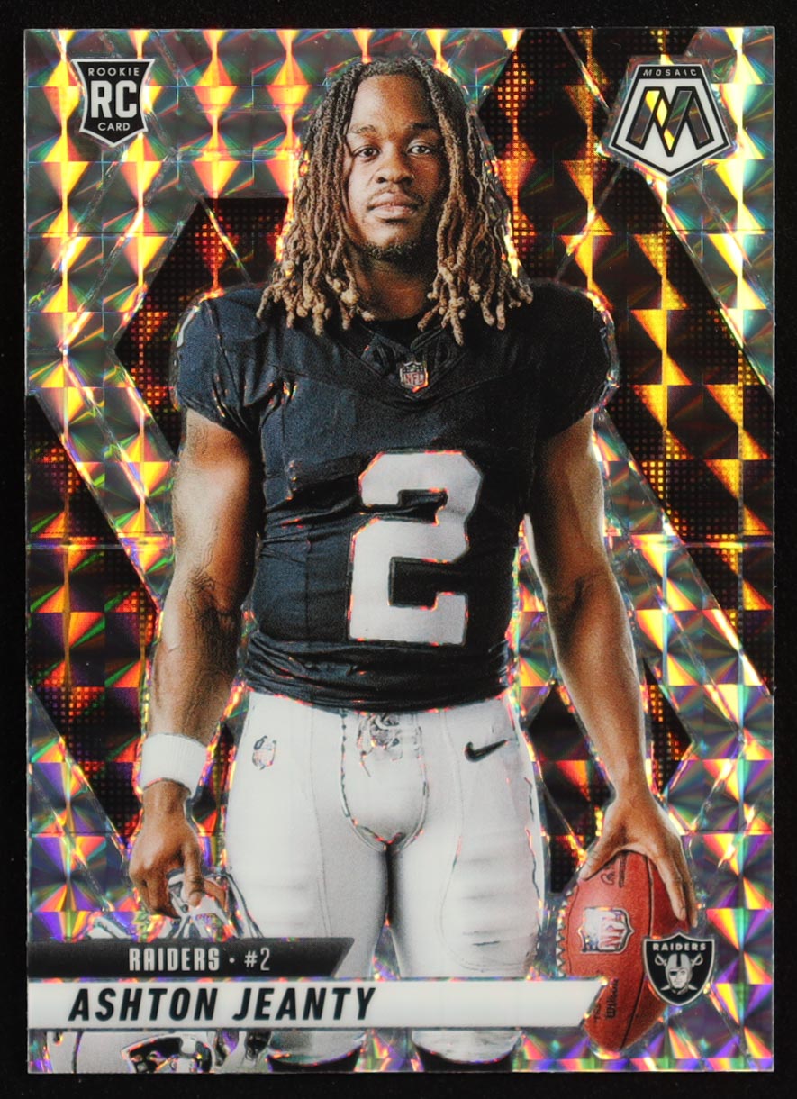 Ashton Jeanty 2025 Panini Mosaic Mosaic #287 VAR RC at PristineAuction.com Ashton Jeanty 2025 Panini Mosaic Mosaic #287 VAR RC at PristineAuction.com
